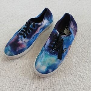 vans ♡ galaxy sneakers lace up space stars 7